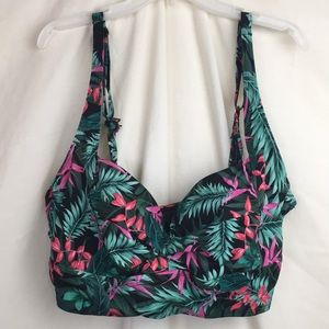 Torrid Tropical Print Twist Front Bikini